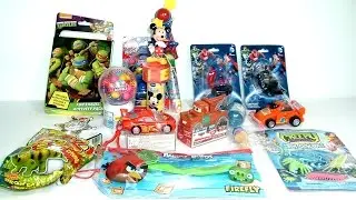 Free Giveaway Disney Mickey Mouse Angry Bird Ninja Turtle Batman Superman Mcqueen car pixar candy