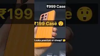 ₹199 Phone Case vs ₹999 😱 Premium Look or Cheap? Honest Review