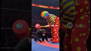 Clown Vs Monkey WWE Match. Who Wins?