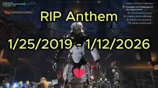 Anthem's Final Day. 💔