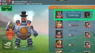 Limited Challenge: Full Steam Ahead Stage 1 Challenge | S.A.M Steambot