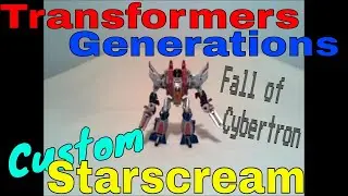 Custom Transformers Generations FoC Deluxe Class Starscream - GotBot True Review NUMBER 112