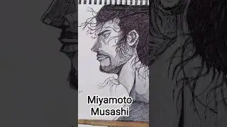 Miyamoto Musashi sketch from VAGABOND ✨🧿.......#viral #shorts #anime