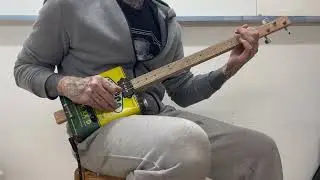 Cigar box guitar oil can desperado song