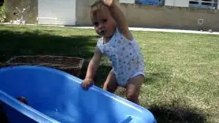 dragobert &agrave; l'eau avec Iris