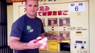 Egg Vending Machine in Okinawa, Japan. Another reason why this island is AWESOME!!!
