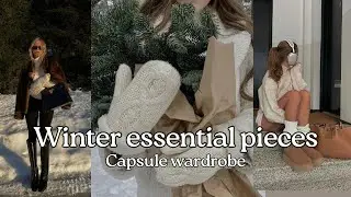 Winter Wardrobe Essentials 2024 | Capsule Edition (Part 2)