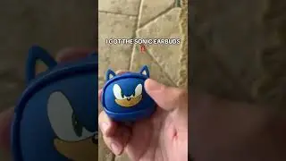 THESE SONIC THE HEDGEHOG EARBUDS ARE SO COOL