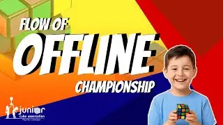 Flow of the Offline Competition for First - Timers | Junior Cube Association