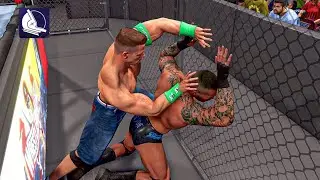 WWE 2K25 - Randy Orton vs John Cena WWE Championship Match Hell in the Cell | Ps5 4k60 