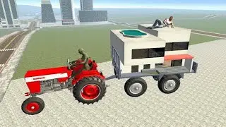 Franklin Create Moving House In Indian bike driving 3d 🏙️ #trending #gta #youtube #gaming