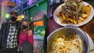 Nine Fine Irishmen Pub & New York New York Las Vegas! Food, Drinks, History, and Patrick Begorra...