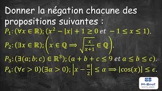 Notions de Logique : Exercice 45 page 73 ,1^è𝑟𝑒  𝑆𝐶 𝑀𝐴𝑇𝐻 , 𝐴𝐿 𝑀𝑂𝐹𝐼𝐷 𝐸𝑁 𝑀𝐴𝑇𝐻