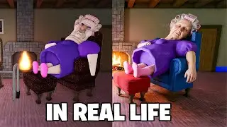 Grumpy Gran Obby in Real Life - All Morphs Unlocked Barry, Ani-Tron, Grumpy Gran, Siren Head