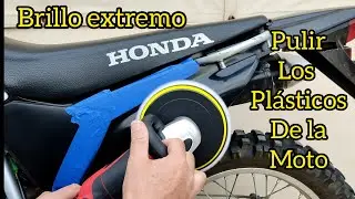 Brillo Extremo - Rayas Arañazos Raspones - Plasticos Cachas de Motos - Extreme Shine Motorcycle