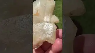 Stilbite and Heulandite Clusters from India | Sparkling Crystal Formations |  #crystals