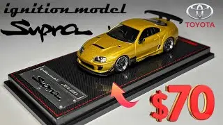 Unboxing Ignition Model Toyota Supra (JZA80) RZ Gold 1:64 Scale IG1866