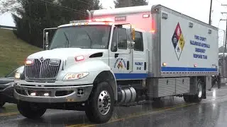 York County Hazardous Materials Response Team HAZMAT 91-B Responding 10/16/19