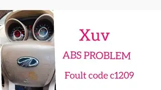 Mahindra xuv 500 ABS problem foult code #c1209 problem solved in telugu videos