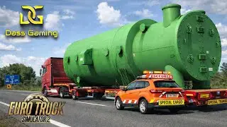 ETS2 Special Cargo LIVE 🔴 | Heavy Transport Mission with Escort Vehicle | #ETS2 #SpecialCargo #Live