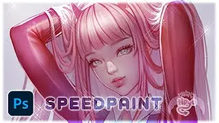 Photoshop Semi-Realistic Speedpaint : Zero Two [Darling in the Franxx]