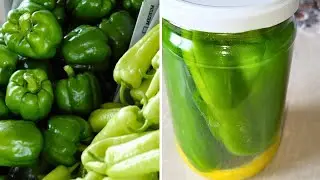 COMMENT JE CONSERVE LES POIVRONS VERTS 🫑. HOW I STORE GREEN PEPPERS 🫑.
