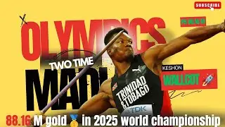 Keshorn Walcott 88.16m Throw 🥇 | World Championship Gold 2025|| full workout #javelin #javelinthrow 