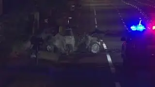 Suspect at large after fatal crash on University Blvd kills 1, injures 2