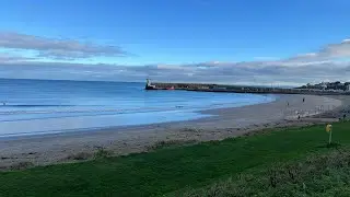 Beautiful day at Beach Balbriggan, Dublin, Ireland