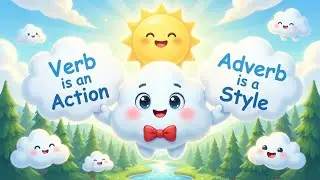 What is a Verb and Adverb | English Grammar For Kids | Part Of Speech