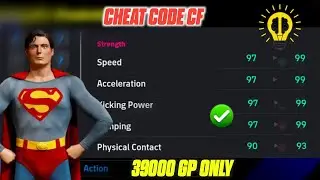 CHEAT CODE CF WITH 99 SPEED, 99 ACCELERATION, 93 KICKING POWER, 93 BALANCE IN EFOOTBALL 2025 MOBILE