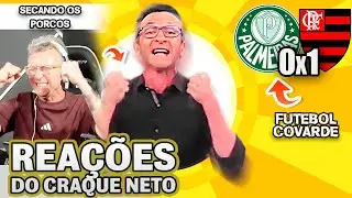 MENGO CAMPE&Atilde;O! OLHA COMO O CRAQUE NETO REAGIU A PALMEIRAS 0x1 FLAMENGO PELA FINAL DA LIBERTADORES