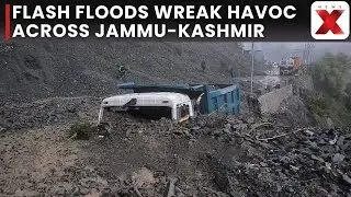 Monsoon Havoc in Jammu & Kashmir: Flash Floods Disrupt Roads, Authorities Rush Relief Operations