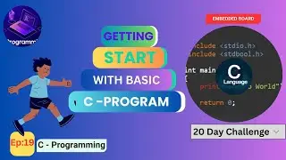 Day 19 of 20 Day Challenge of Basic C programming | C program to find the sum of array elements