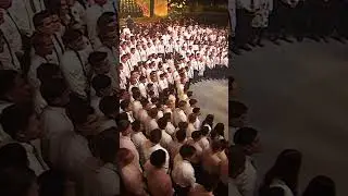 Missionaries singing Called to Serve #tabernaclechoir