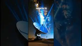 The 72-Second Message from Deep Space... 📡😱 #space #cosmicexploration #spacefactsdaily #blackhole