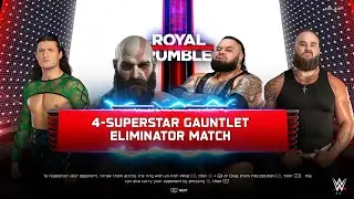 WWE 2k25 -🪓God of war Kratos Vs Braun Strowman🦍| PS4Pro&trade; {4K60} #wwe #2k26 #ps4pro #gameplay #Axe_🎮 