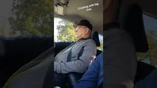 just left the store and riding around with dad