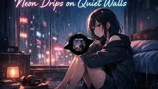 Neon Drips on Quiet Walls 🌧️ | Sad Lofi Anime Night Music