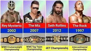 WWE Wrestlers Their Career First Title | BilliBhai