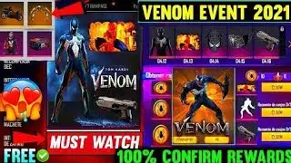 VENOM EVENT FREE FIRE CALENDAR || FF VENOM BUNDLE COMBINATION