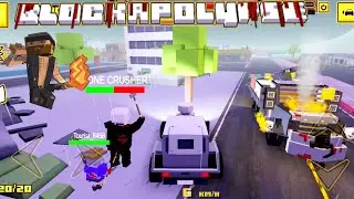 BLOCKAPOLYPSE&trade; Zombie Shooter:  Rainy Weather War and Extreme Car Jumps with Mr. Sharp