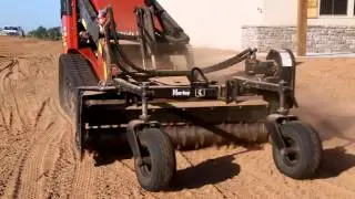 Harley Rake Attachment for Ditch Witch Mini Skid Steers