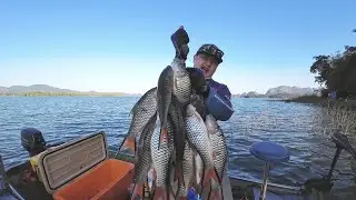 ตกปลากระสูบ อ่างเก็บน้ำแม่มอก