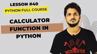 Калькулятор в Python с использованием функций || Урок 40 || Python для начинающих ||