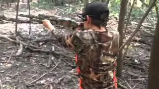 Caleb running shooting corse