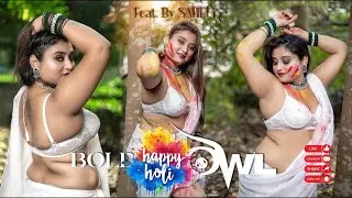 Holi Celebration | Bong Queen SAHELI | Bold Attire | Hot saree | Indian model | saree fashion