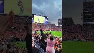 Empower Field Parachute Drop🎯#instagram #denverbroncos