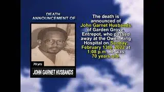 John Garnet Husbands short