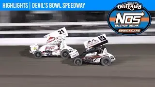 World of Outlaws NOS Energy Drink Sprint Cars Devil&rsquo;s Bowl Speedway, April 2, 2022 | HIGHLIGHTS